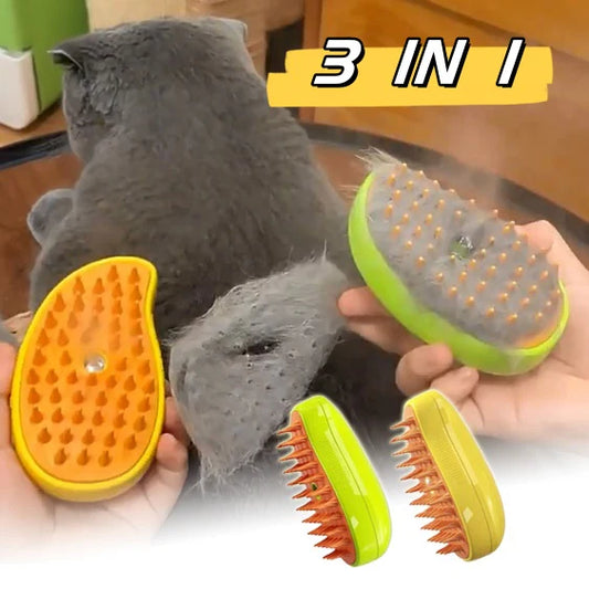 Cepillo a Vapor 3 en 1 para Gatos en Panamá