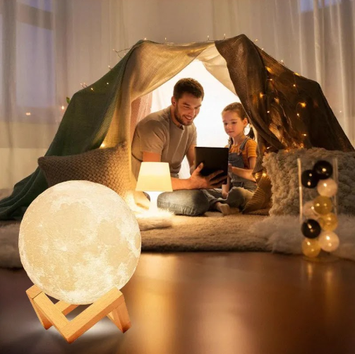 Moon Lamp with Stand